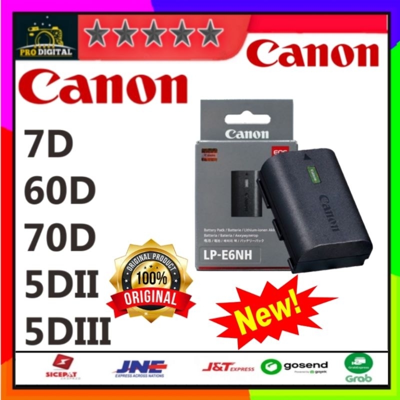 Battery Canon LP-E6NH LP-E6 NH Baterai Canon LP-E6NH LP-E6NH Original