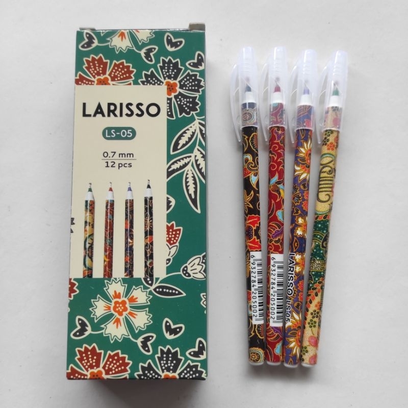 

(12 Buah Pulpen) Pulpen Motif Batik - Pulpen Gel 0.7mm Batik - Pulpen Tinta Hitam 0.7mm - Bolpen Batik - Pena Motif Batik (1 Lusin)