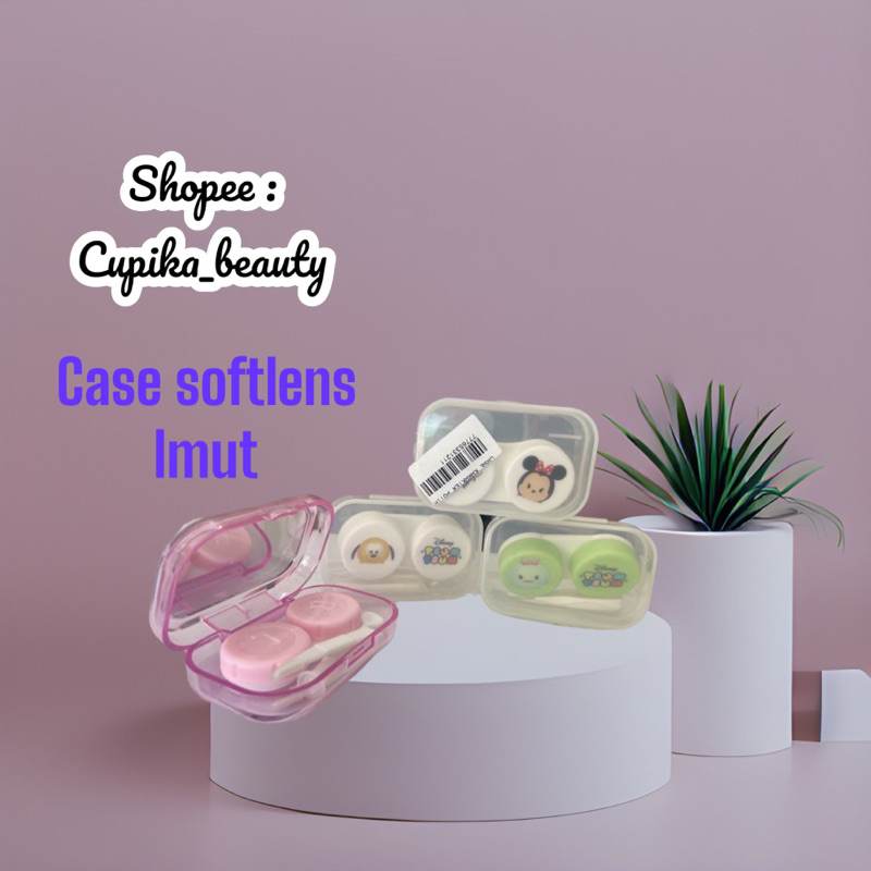 &lt;p,xx&gt; tempat softlence imut karakter -- tempat simpan alat lensa mata / tempat softlens