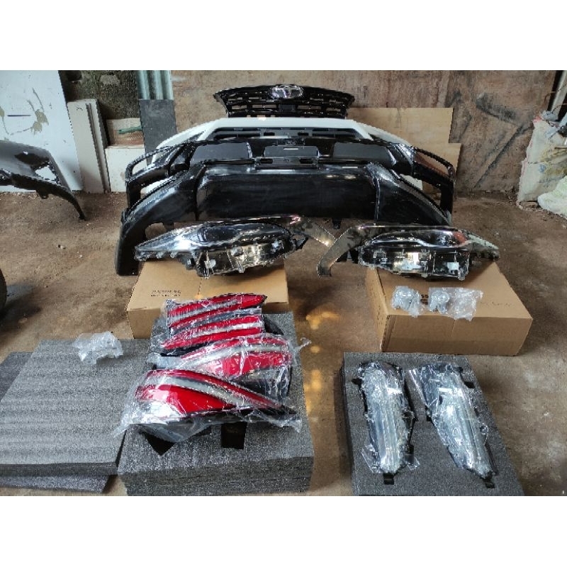 Bumper fortuner VRZ facelift 2022 TRD dan GR