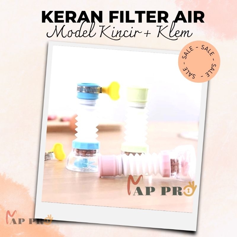 Filter Kran Air Kipas/Kincir + Klem