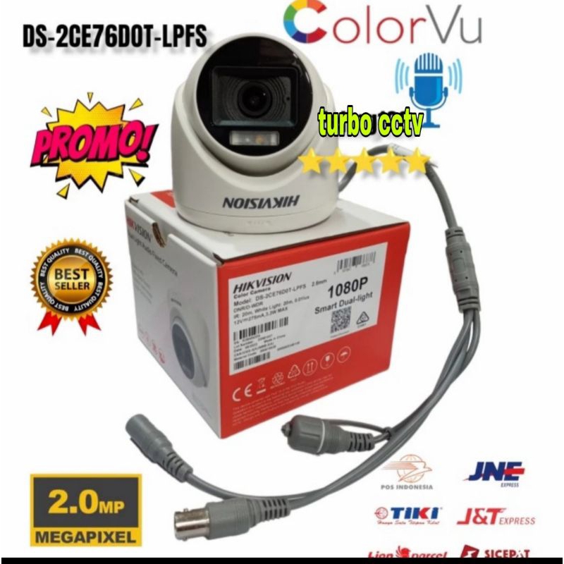 Kamera Cctv Indoor ColorVu + Audio 2Mp Hik