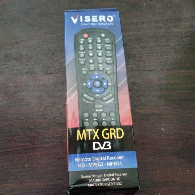 remote digital receiver nex parabola ,matrik Garuda