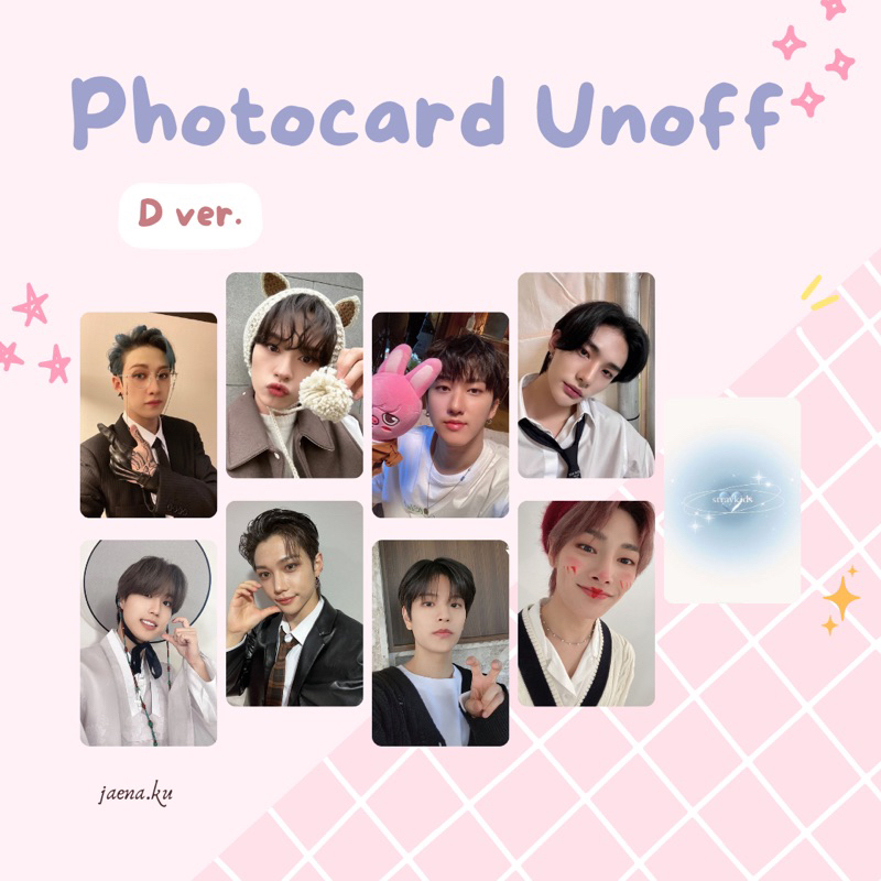 [STRAY KIDS] PHOTOCARD SELCA #2 STRAY KIDS UNOFFICIAL