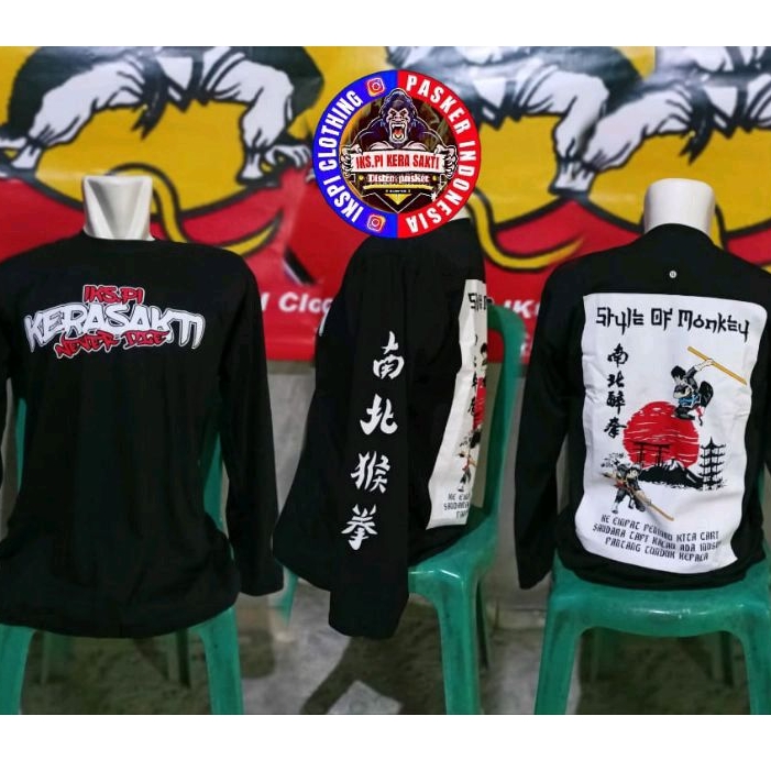 Kaos lengan panjang IKSPI KERA SAKTI bisa Cod