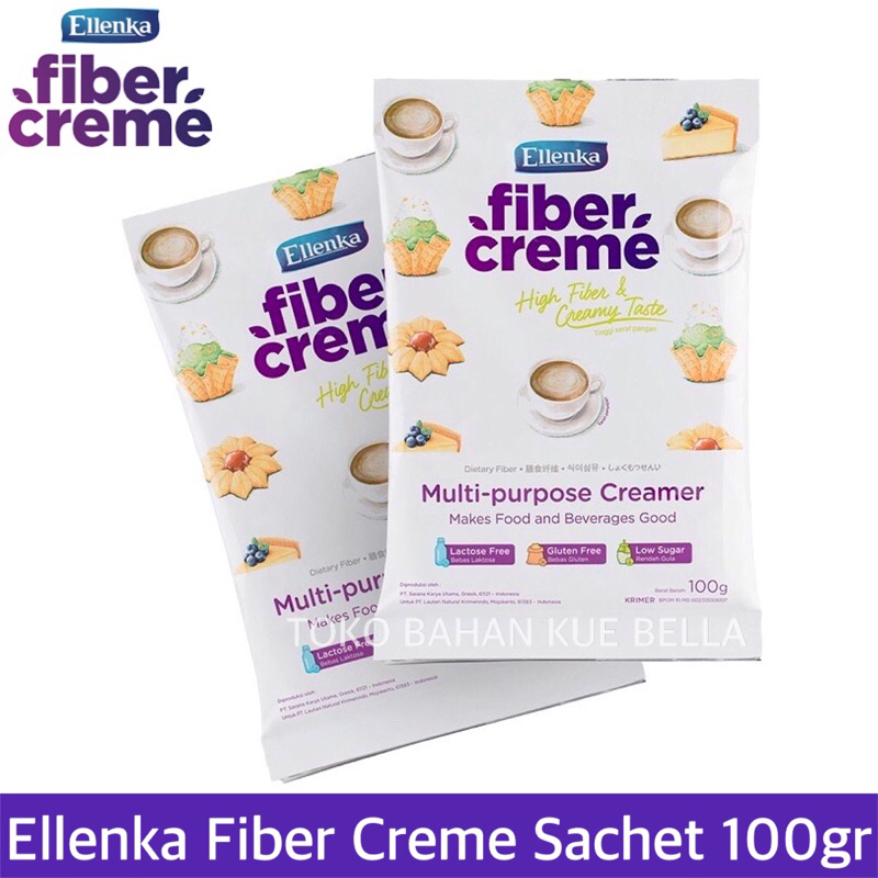 

Fiber Creme Sachet 100gr - Creamer Pengganti Santan Evaporasi