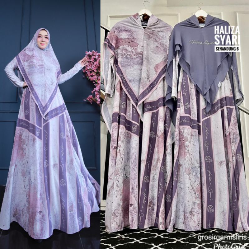 Sarimbit Gamis Haliza Senandung 6| Gamis Sarimbit| Gamis Couple| Gamis Family| Family Set Haliza