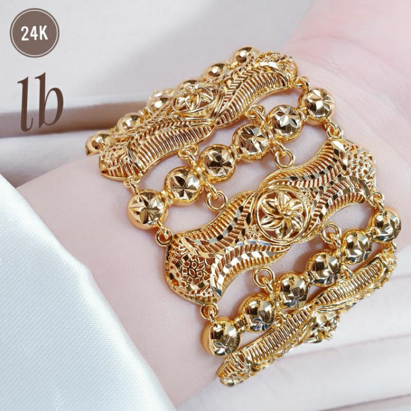 Gelang Rantai Dubai 24K Xuping Fashion Cantik Dan Simple N17022301