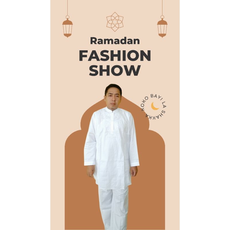 GHULISTAN14 KOKO PAKISTAN DEWASA PUTIH LIST BORDIR|KOKO PAKISTAN LA SHAKKA |SETELAN LA SHAKKA