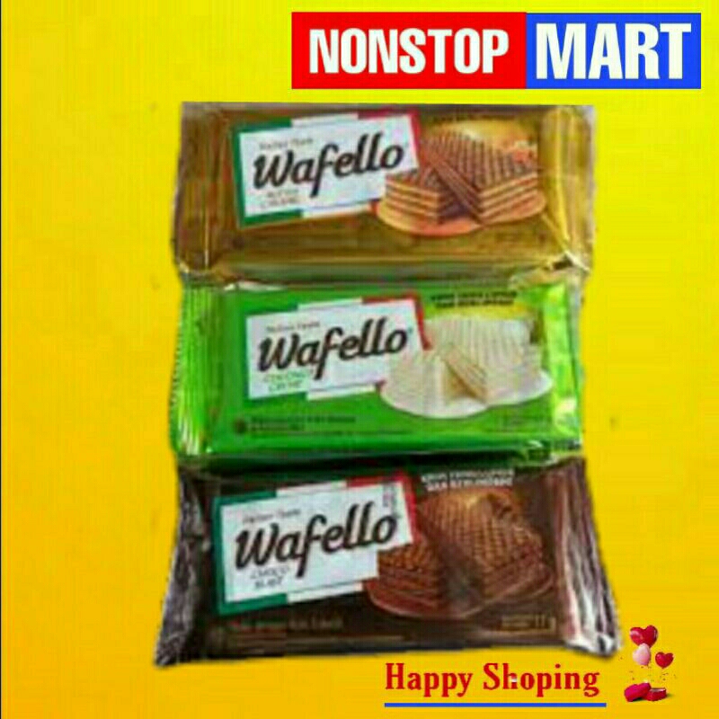 

WAFELLO wafer 1 pack isi 10 x 17gr