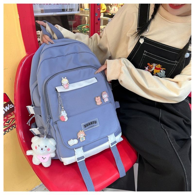 Tas Ransel Sekolah perempuan SD SMP Backpack Korea murah