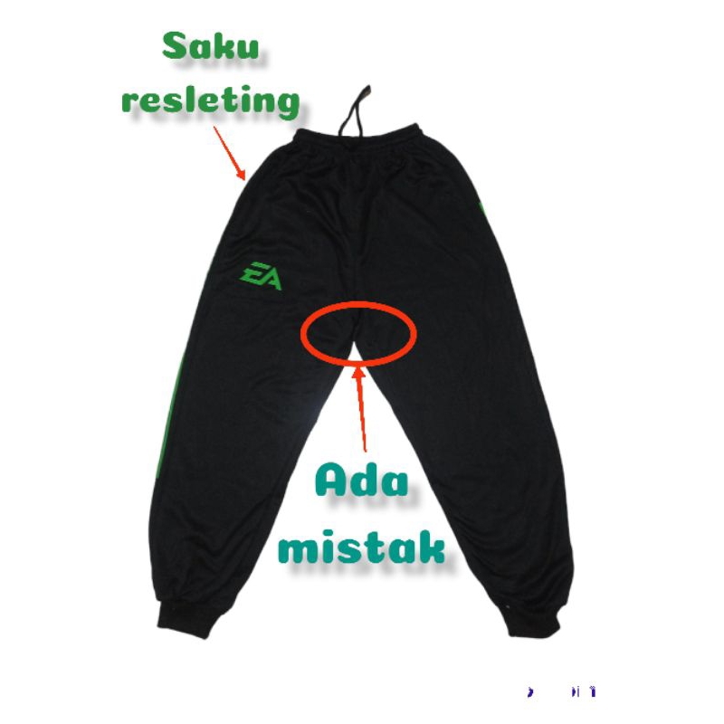 CELANA TRAINING JOGER DIADORA UNISEX SAKU RESLETING