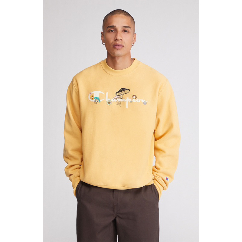 Champion Reverse Weave Crewneck (Kuning, Pink, Orange, Blue)