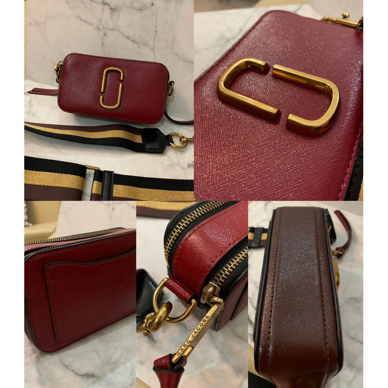 Preloved Marc Jacobs Snapshot Deep Maroon