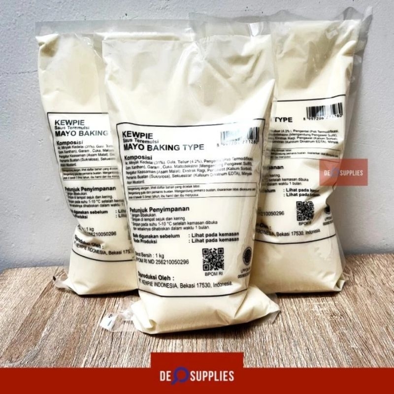 

Kewpie Mayo Baking Type 1kg - Saus Mayonaise Bake Roti Kue Halal