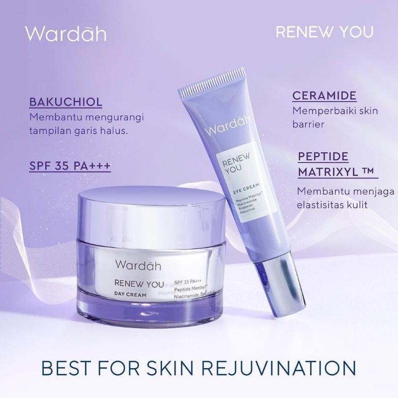 Wardah Renew You Day Cream/Night Cream/Cream Wardah/Pelembab Wardah