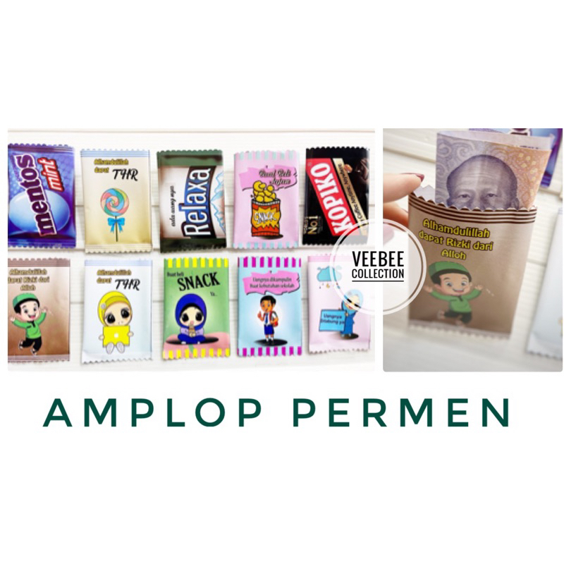 

Amplop permen Lebaran idul fitri/ angpao THR/ angpao lebaran/ amplop