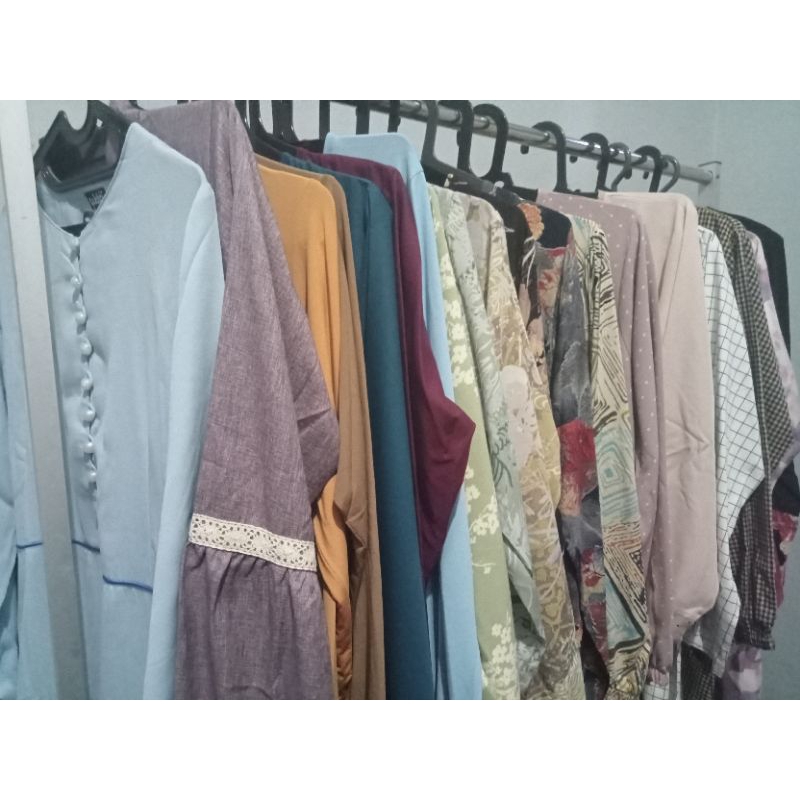 Flash Sale Last Stok Size L Gamis Ukhti Munira Model Lebaran Wanita Dewasa Terbaru 2023 Jumbo Kekini