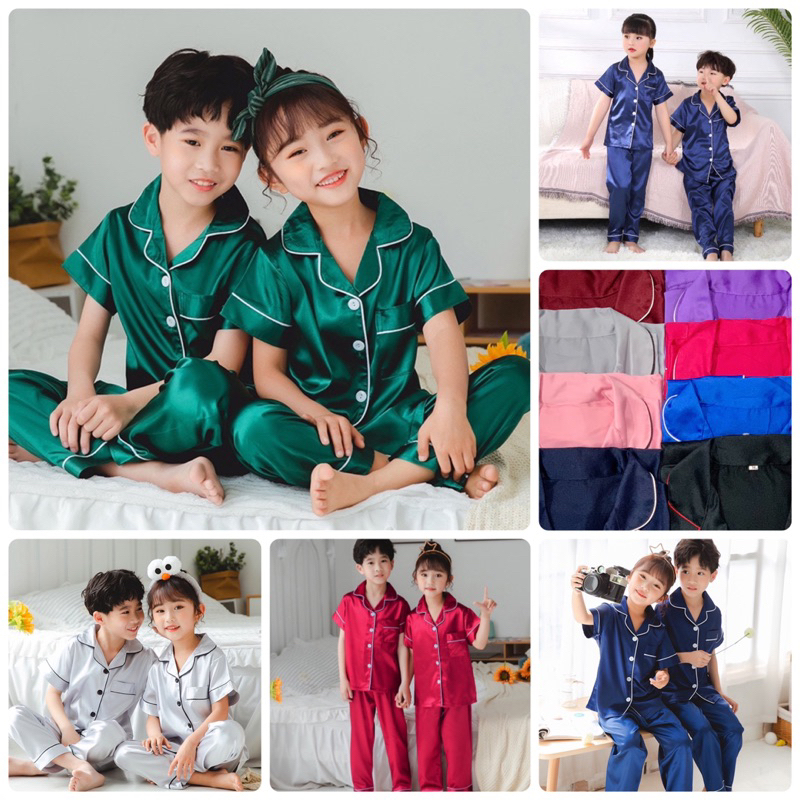 bajutidur piyama anak satin exclusive 0 bayi sampai anak tanggung abg part 2