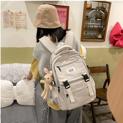 Rayhana - Tas Ransel Wanita Korean Style Tas Gendong Sekolah Anak Fashion Bag Kekinian