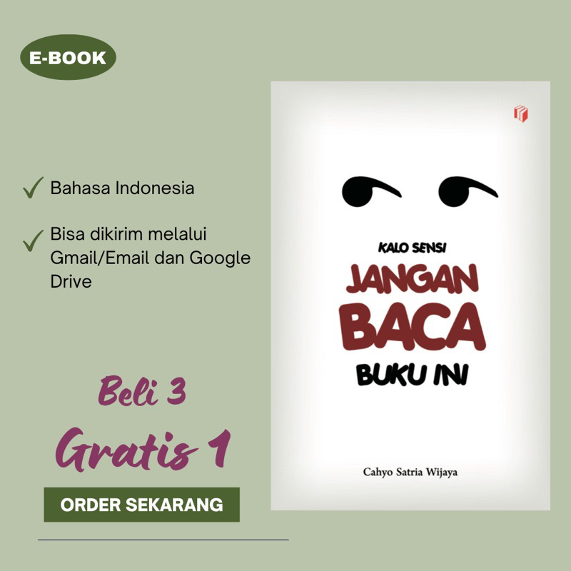 

Kalo Sensi Jangan Baca Buku Ini