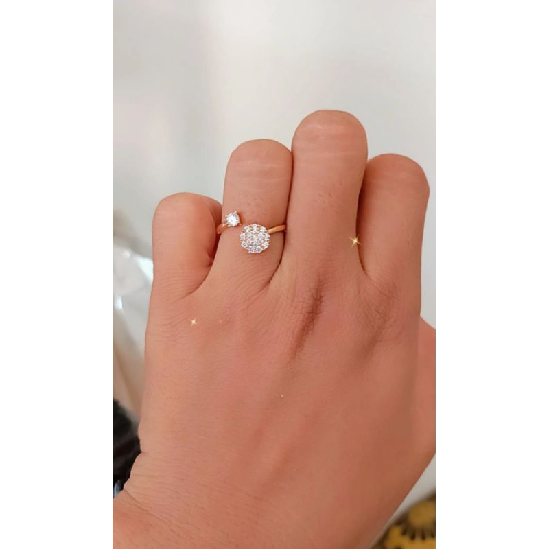 Cincin Boba dan gelang xuping asli cantik,mewah, cocok buat jari kecil atau besar krna free size