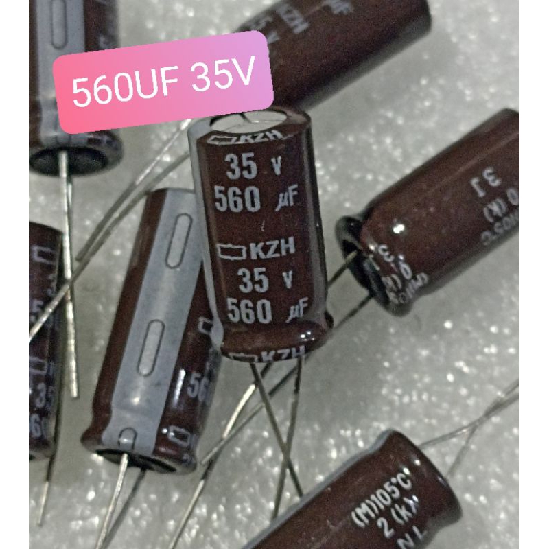 ELCO 560UF 35V 560UF 35VOLT 560 UF 35 VOLT ELKO KAPASITOR