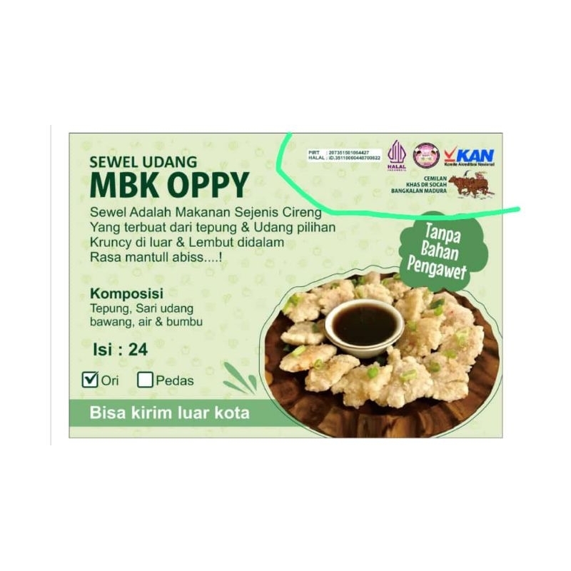 

Sewel udang mbk Oppy