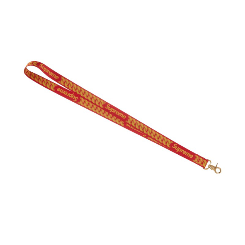 Sup. Cuban Links Lanyard Red