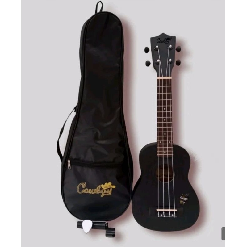 UKULELE MODEL COWBOI SOPRAN SOPRANO ORIGINAL SENAR 4 - UKURAN 23&quot;  GARANSI PENGIRIMAN - COD