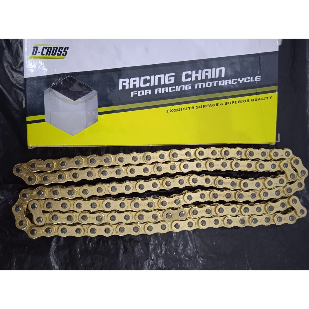 RANTAI GOLD UKURAN 428H-128L DAN 520H-130L MERK D-CROSS