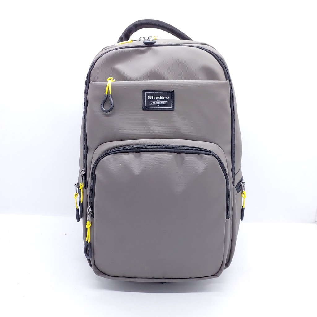 TAS PRESIDENT 2 FUNGSI PREMIUM 17 INCHI 5 RUANG KUAT ORIGINAL GARANSI 2 TAHUN / RANSEL PRESIDENT + FREE TALI SELEMPANG KAIN JEANS TEBAL ORI / TAS LAPTOP PRESIDENT PREMIUM BARU ORIGINAL 17 INCHI 5 RUANG / RANSEL KERJA KANTOR PRESIDENT KANVAS GARANSI RESMI