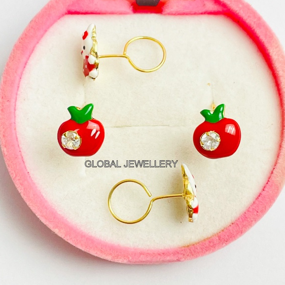 ANTING TOGE KARAKTER PERAK ASLI S925 GLOBAL JEWELLERY CN062