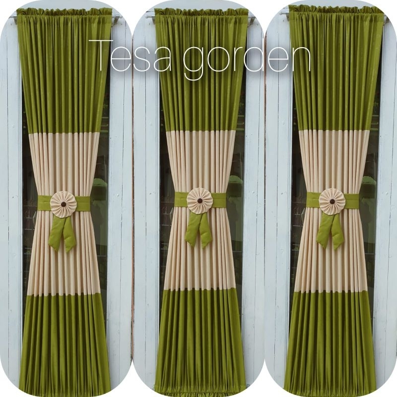 Tirai jendela minimalis kombinasi tirai jendela kupu-kupu