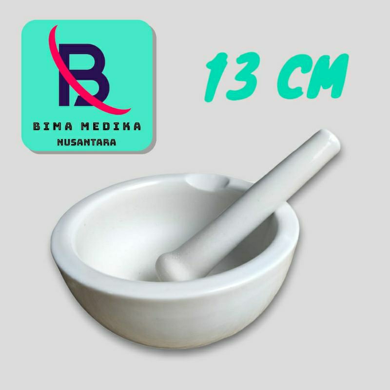 MORTAR 13 CM / LUMPANG 13 CM / ALAT PENUMBUK OBAT 13 cm