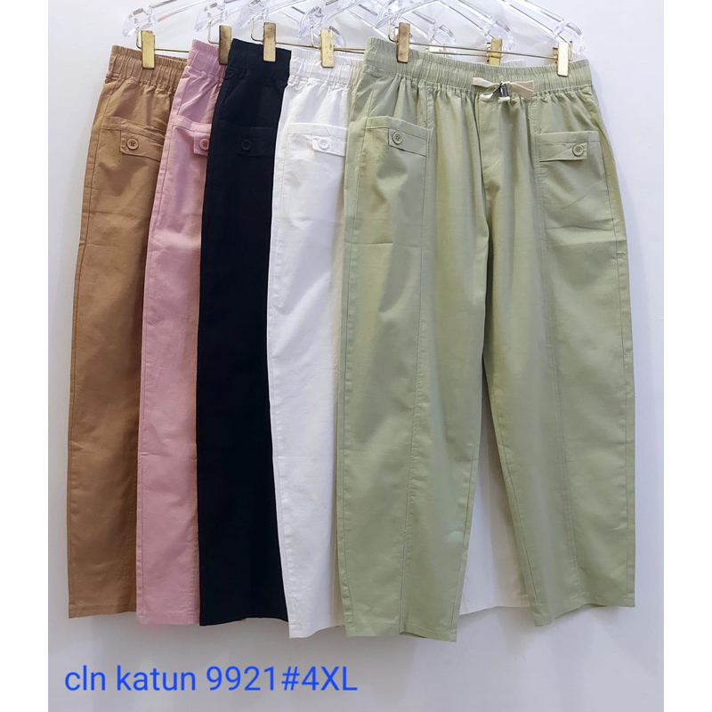 size 4XL - 7XL celana katun abngkok stretch import