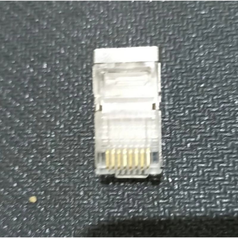 (COD) KONEKTOR ADAPTER RJ45 CAT 6 BESI CONNECTOR LAN RJ 45 CAT6 METAL IRON