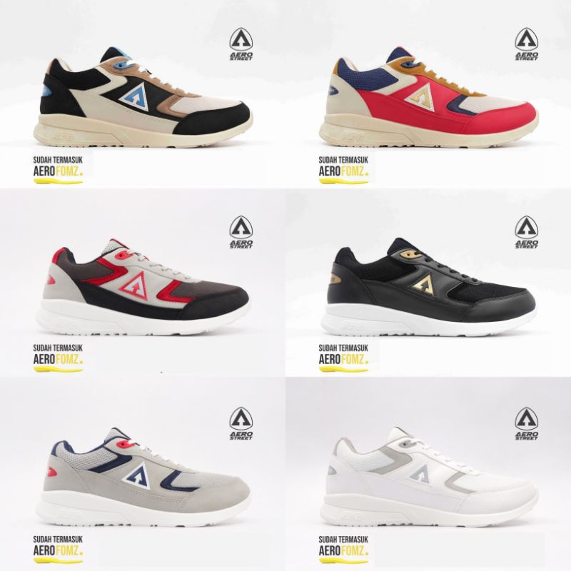 Aerostreet 37-44 Osaka - Sepatu Sneakers Sport Running