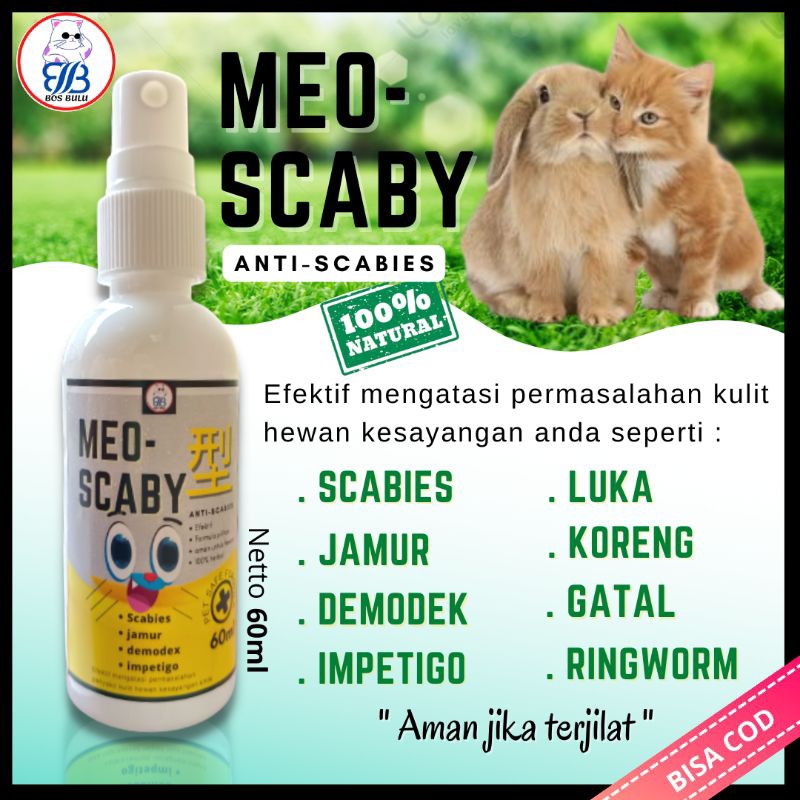 meo scaby obat jamur scabies luka borok penyakit kulit kucing 60ml