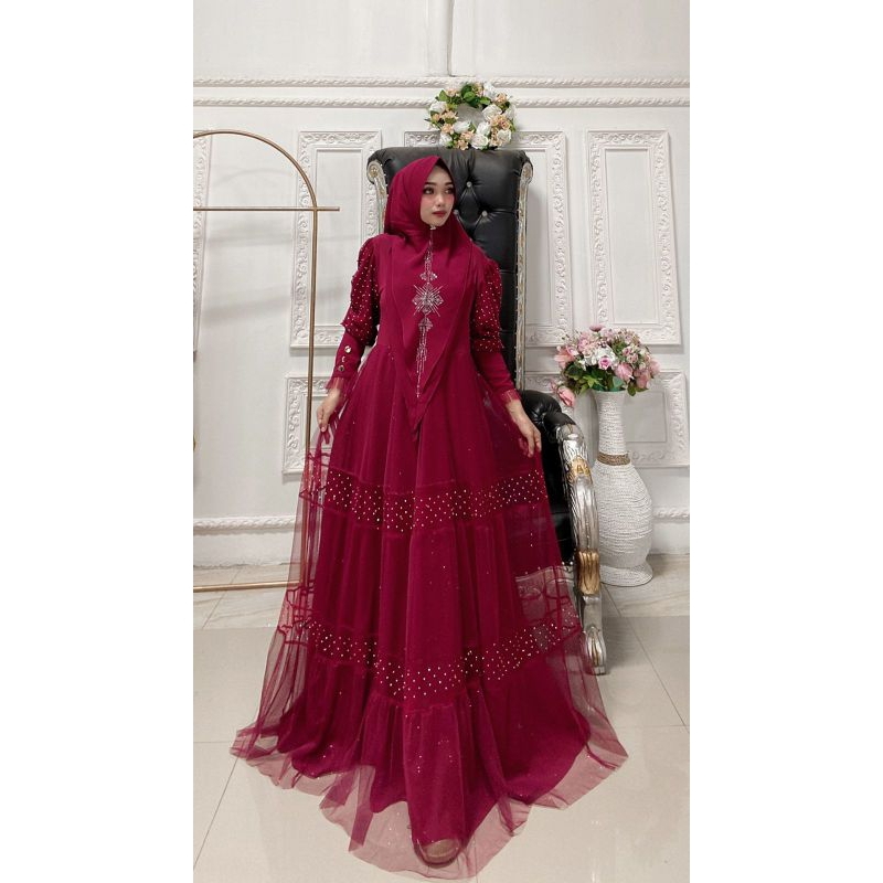 GAMIS PREMIUM SYARI TERBARU BRAND ELZISHA