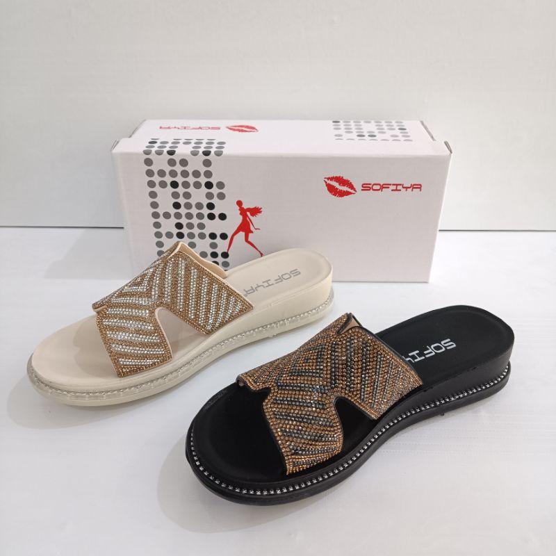 Sandal Flat Sofiya Haq rendah sedang 3,5cm tipe 2213-3 | Sandal Fashion Sofiya 2213-4 | Sandal Import Sofiya | Sandal Impor Sofiya