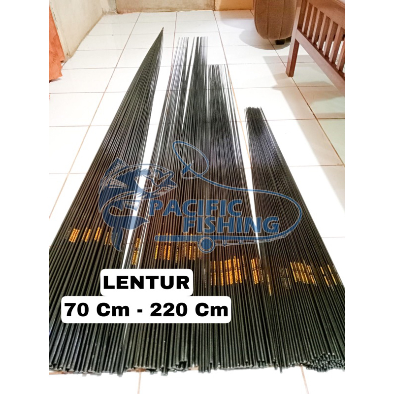 Bahan Blank fiber solid lentur CUSTOM| Stick joran fiber solid lentur 70cm - 220cm