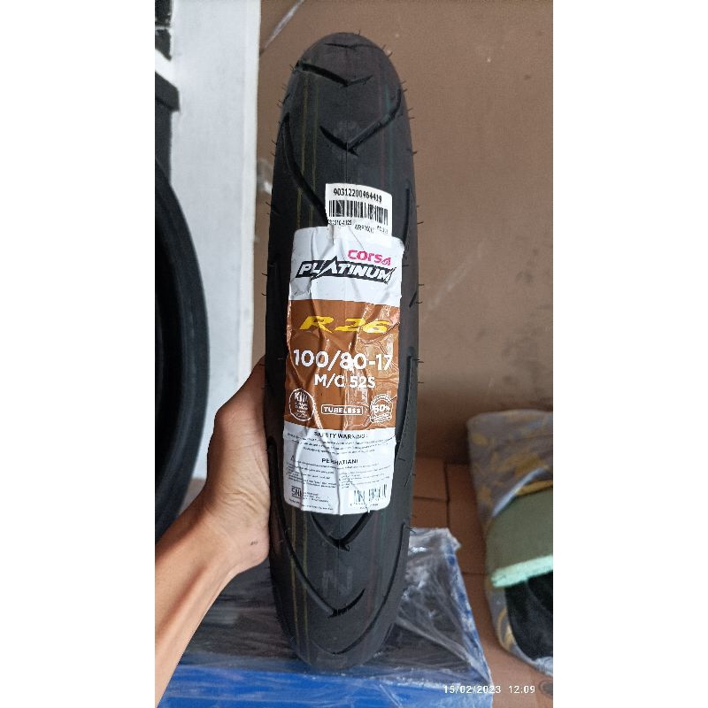 ban tubles corsa r26, 100/80-17. free pentil !!!