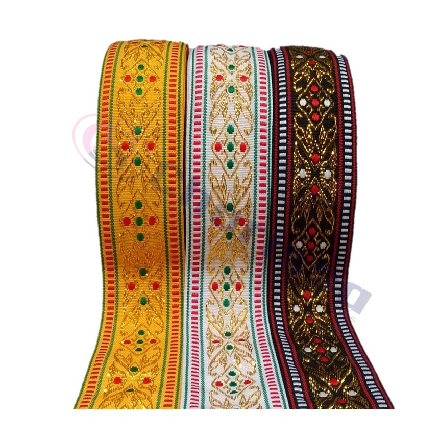 [Rol] Renda JR 41mm / renda JR besar / renda tepi 4 cm