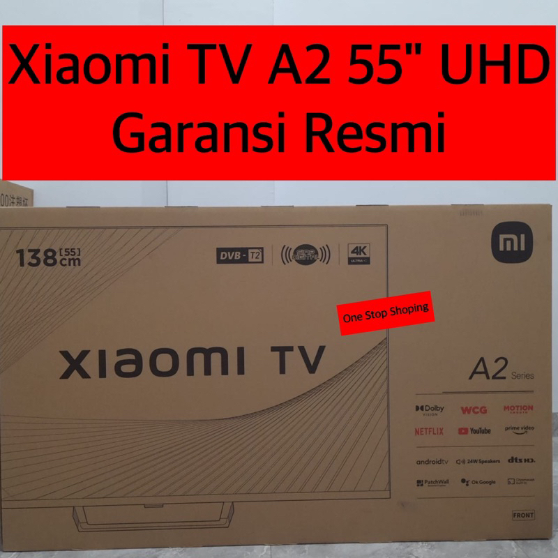 xiaomi TV A2 55 inch UHD Garansi resmi