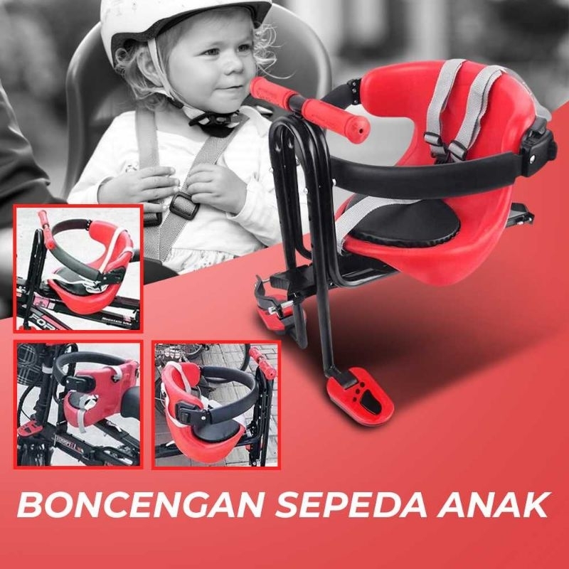 IMBABY Boncengan Depan Anak Sepeda Child Safety Front Seat with Pedal - A0034