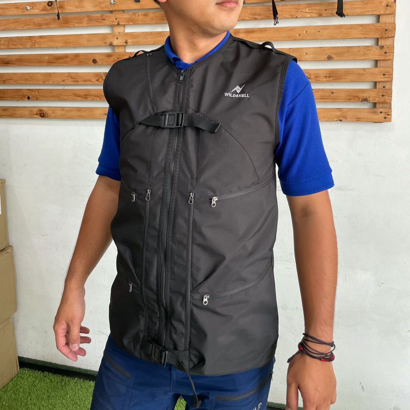 Rompi Jaket Riding Goretex Waterproof Windproof - Rompi wildshell Besakih - Rompi jaket polar - Romp