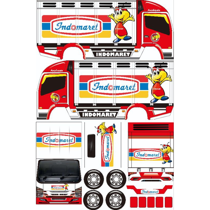 

STIKER MINIATUR TRUCK | ALFAMART | INDOMARET