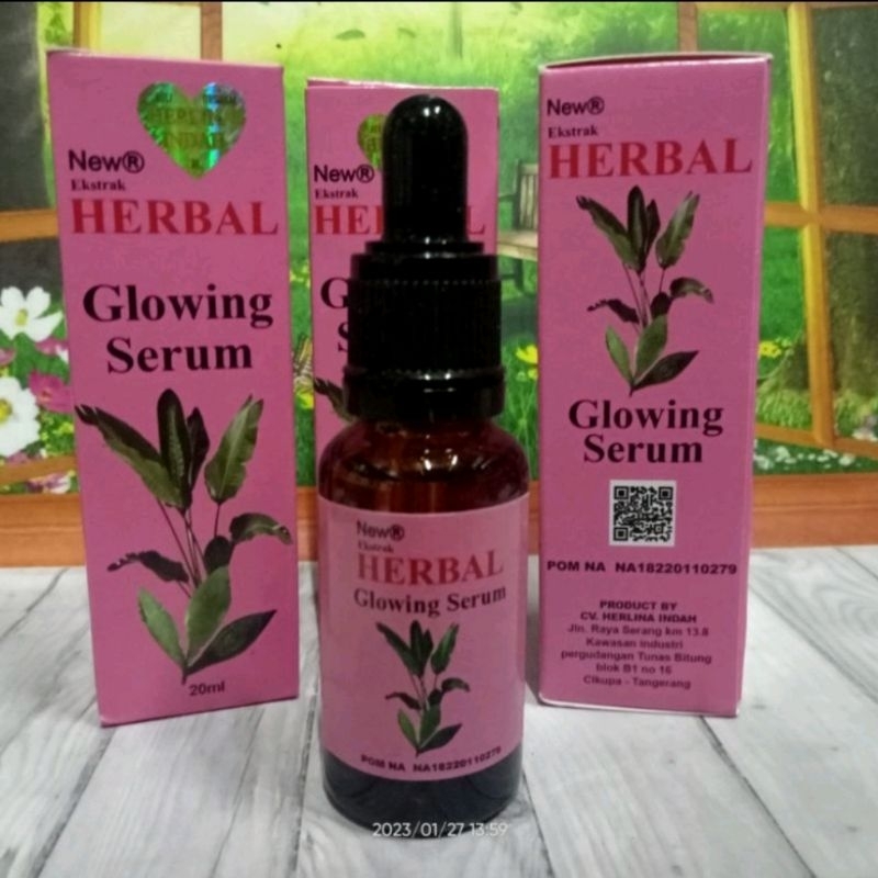 SERUM HERBAL PLUS GLOWING By herlina indah