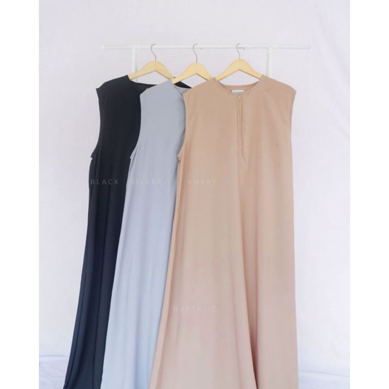 WAFTA - BASIC SLEEVELESS ABAYA (INNER TANPA LENGAN) | inner tanpa lengan | inner wolfis | inner mura